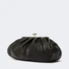 Bolso Pasticcino grande de piel de oveja, negro Bolso Pasticcino grande de piel de oveja, negro