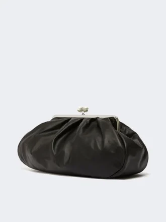 Bolso Pasticcino grande de piel de oveja, negro Bolso Pasticcino grande de piel de oveja, negro