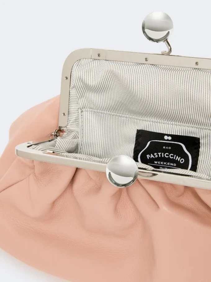 Bolso Pasticcino mediano de piel de oveja, rosa antiguo Bolso Pasticcino mediano de piel de oveja, rosa antiguo