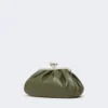 Bolso Pasticcino mediano de piel de oveja, verde oscuro Bolso Pasticcino mediano de piel de oveja, verde oscuro