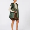 Bolso Pasticcino mediano de piel de oveja, verde oscuro Bolso Pasticcino mediano de piel de oveja, verde oscuro
