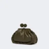 Bolso Pasticcino mediano de piel napa, color caqui Bolso Pasticcino mediano de piel napa, color caqui