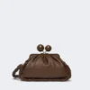Bolso Pasticcino mediano de piel napa, marrón Bolso Pasticcino mediano de piel napa, marrón