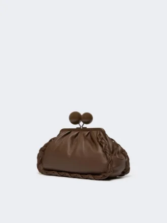 Bolso Pasticcino mediano de piel napa, marrón