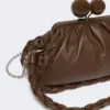 Bolso Pasticcino mediano de piel napa, marrón Bolso Pasticcino mediano de piel napa, marrón