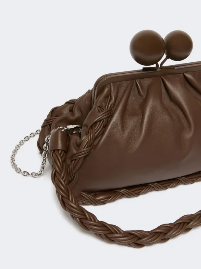 Bolso Pasticcino mediano de piel napa, marrón Bolso Pasticcino mediano de piel napa, marrón