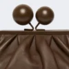 Bolso Pasticcino mediano de piel napa, marrón Bolso Pasticcino mediano de piel napa, marrón