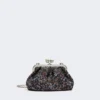 Bolso Pasticcino pequeño de bouclé de lana, color avio