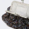 Bolso Pasticcino pequeño de bouclé de lana, color avio