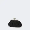 Bolso Pasticcino pequeño de bouclé de lana, negro Bolso Pasticcino pequeño de bouclé de lana, negro