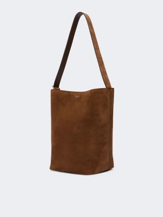 Bolso pequeño Archetipo en piel serraje, marrón oscuro Bolso pequeño Archetipo en piel serraje, marrón oscuro