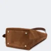Bolso pequeño Archetipo en piel serraje, marrón oscuro Bolso pequeño Archetipo en piel serraje, marrón oscuro