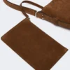 Bolso pequeño Archetipo en piel serraje, marrón oscuro Bolso pequeño Archetipo en piel serraje, marrón oscuro