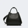 Bolso pequeño de cuero estilo marino, negro Bolso pequeño de cuero estilo marino, negro