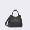 Bolso pequeño de cuero estilo marino, negro Bolso pequeño de cuero estilo marino, negro