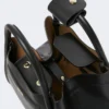 Bolso pequeño de cuero estilo marino, negro Bolso pequeño de cuero estilo marino, negro