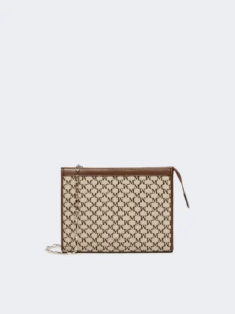 Bolso pequeño de jacquard de algodón, negro