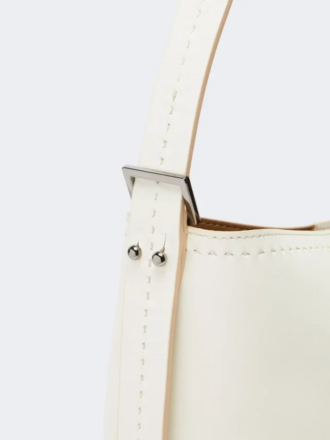 Bolso pequeño de piel Archetipo, blanco Bolso pequeño de piel Archetipo, blanco