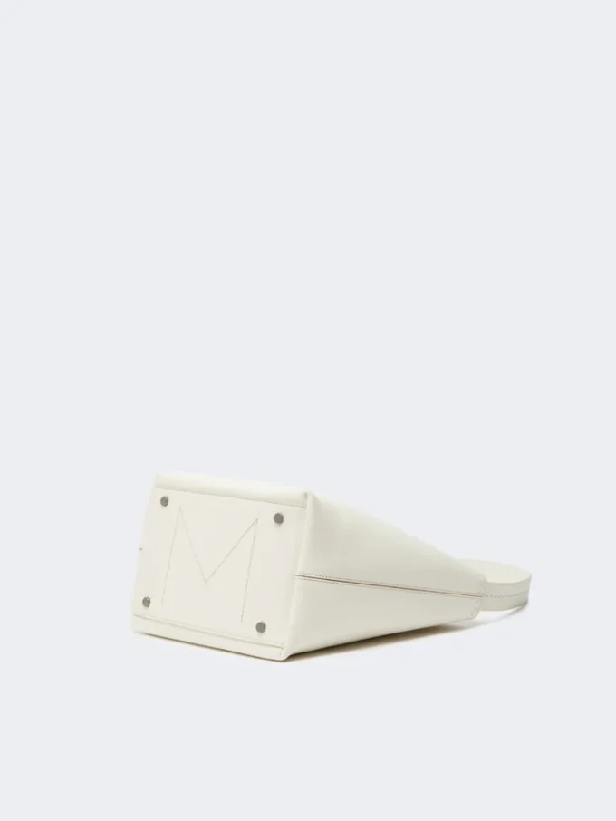Bolso pequeño de piel Archetipo, blanco Bolso pequeño de piel Archetipo, blanco