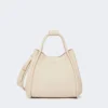 Bolso pequeño de piel estilo marino, color hielo