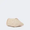 Bolso pequeño de piel estilo marino, color hielo
