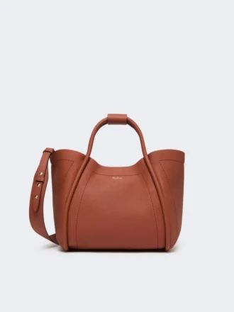 Bolso pequeño de piel estilo marino, color óxido