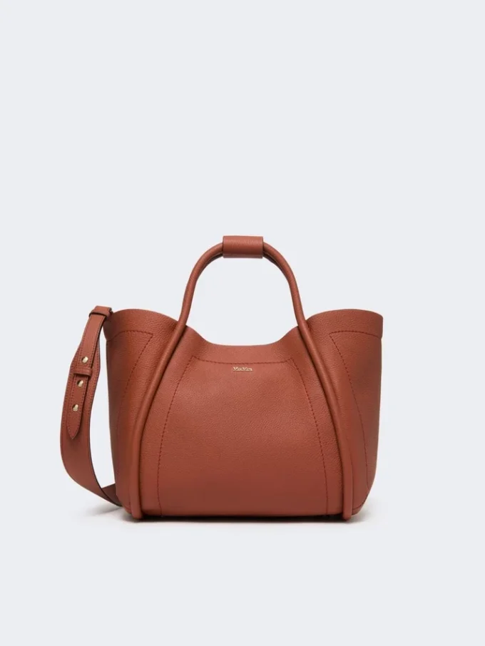 Bolso pequeño de piel estilo marino, color óxido