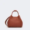Bolso pequeño de piel estilo marino, color óxido