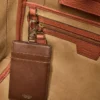 Bolso pequeño de piel estilo marino, color óxido