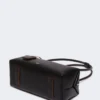 Bolso tipo bombín de piel natural, negro Bolso tipo bombín de piel natural, negro