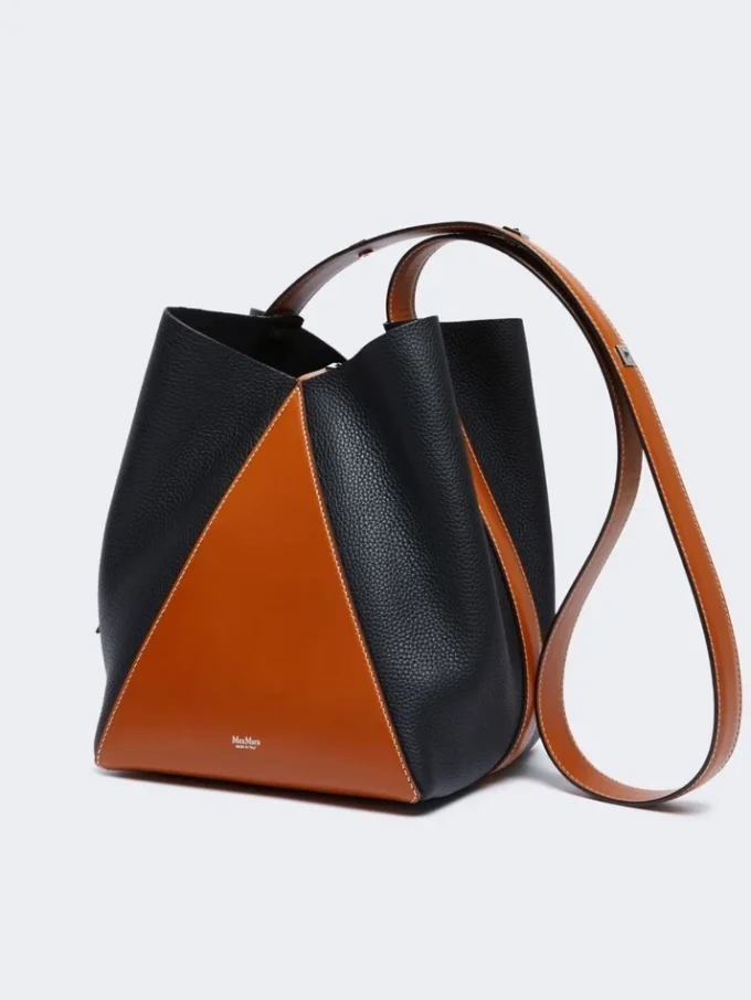 Bolso tipo cubo mediano, color óxido Bolso tipo cubo mediano, color óxido