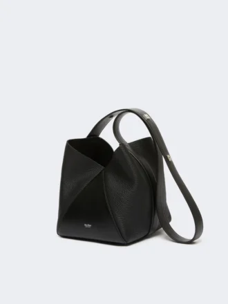 Bolso tipo cubo pequeño, negro
