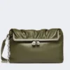 Bolso tipo sobre Pasticcino de napa brillante, verde oscuro Bolso tipo sobre Pasticcino de napa brillante, verde oscuro
