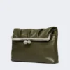 Bolso tipo sobre Pasticcino de napa brillante, verde oscuro Bolso tipo sobre Pasticcino de napa brillante, verde oscuro