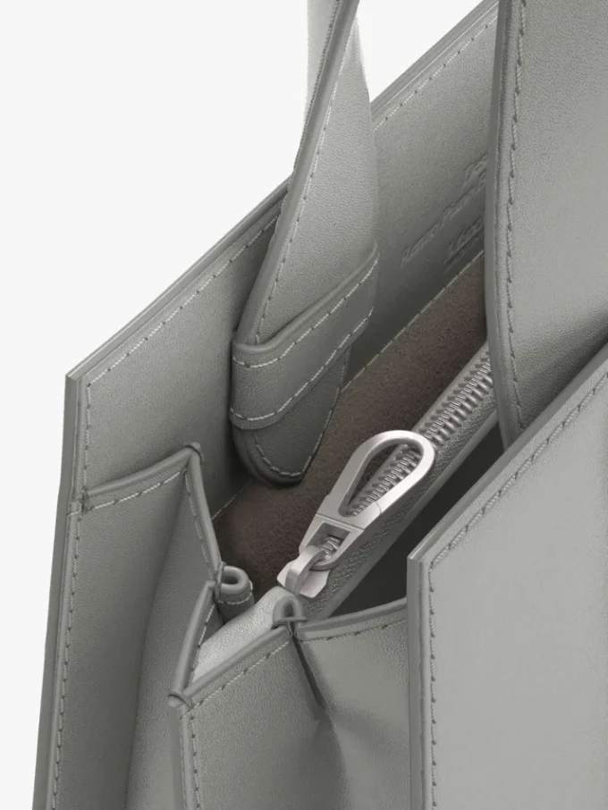 Bolso Whitney 3 de Max Mara – micro, gris claro Bolso Whitney 3 de Max Mara – micro, gris claro