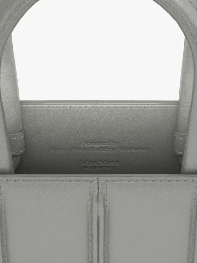 Bolso Whitney 3 de Max Mara – micro, gris claro Bolso Whitney 3 de Max Mara – micro, gris claro