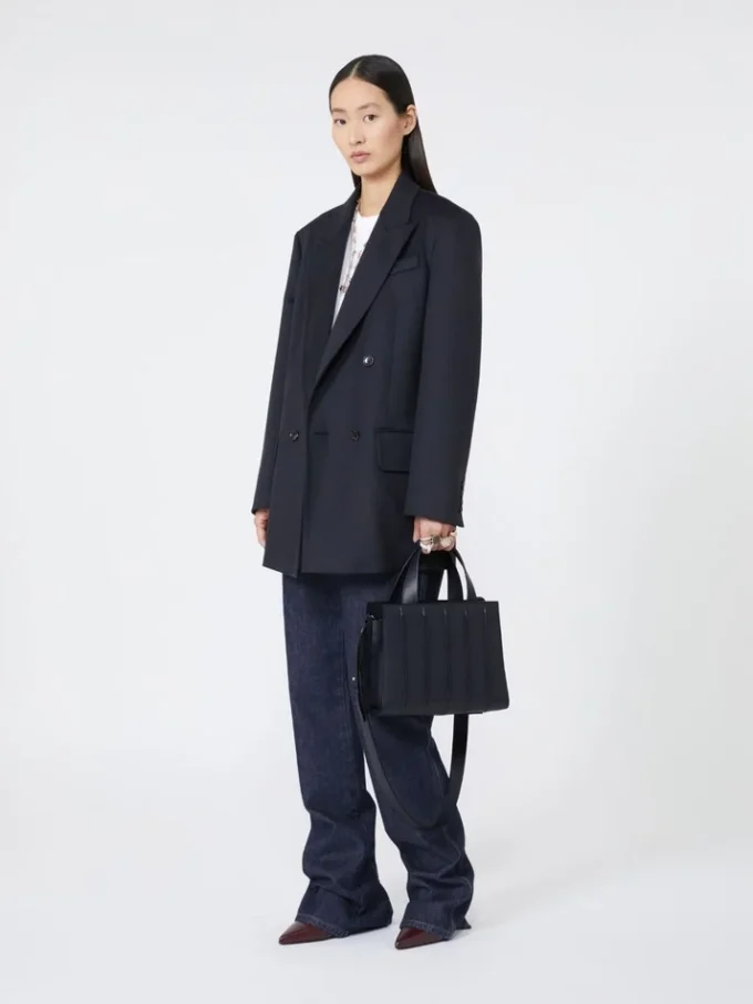 Bolso Whitney 5 de Max Mara – mediano, azul medianoche Bolso Whitney 5 de Max Mara – mediano, azul medianoche