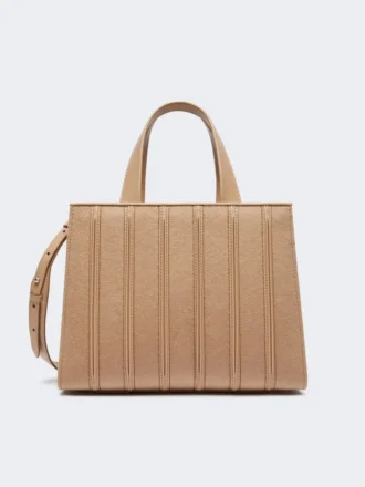 Bolso Whitney de Max Mara 6 – mediano, marrón avellana
