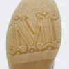 Botas militares de cachemira pura, color beige Botas militares de cachemira pura, color beige