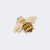Broche de cristal, negro Broche de cristal, negro