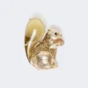 Broche de resina y cristal, marrón Broche de resina y cristal, marrón