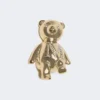 Broche de Teddy Bear de metal, blanco Broche de Teddy Bear de metal, blanco