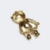 Broche de Teddy Bear de metal, blanco Broche de Teddy Bear de metal, blanco