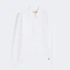 Camisa clásica de algodón, blanco óptico Camisa clásica de algodón, blanco óptico