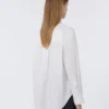 Camisa de algodón Oxford, blanca Camisa de algodón Oxford, blanca