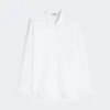 Camisa de algodón Oxford, blanca Camisa de algodón Oxford, blanca