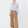 Camisa de popelín con bordados, azul claro Camisa de popelín con bordados, azul claro
