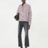 Camisa oversize de algodón, color burdeos Camisa oversize de algodón, color burdeos