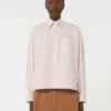 Camisa oversize de algodón, rosa Camisa oversize de algodón, rosa
