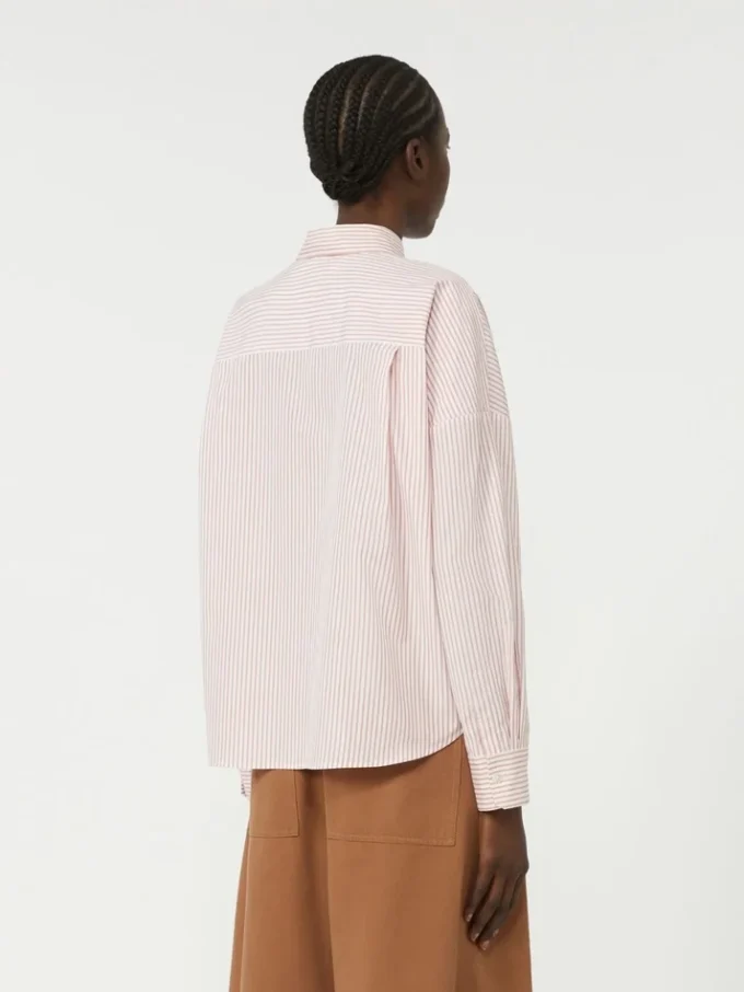 Camisa oversize de algodón, rosa Camisa oversize de algodón, rosa